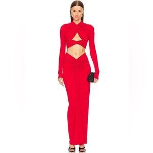 RONNY KOBO BEBE TOP AND CHASE SKIRT! (Selling as a set)